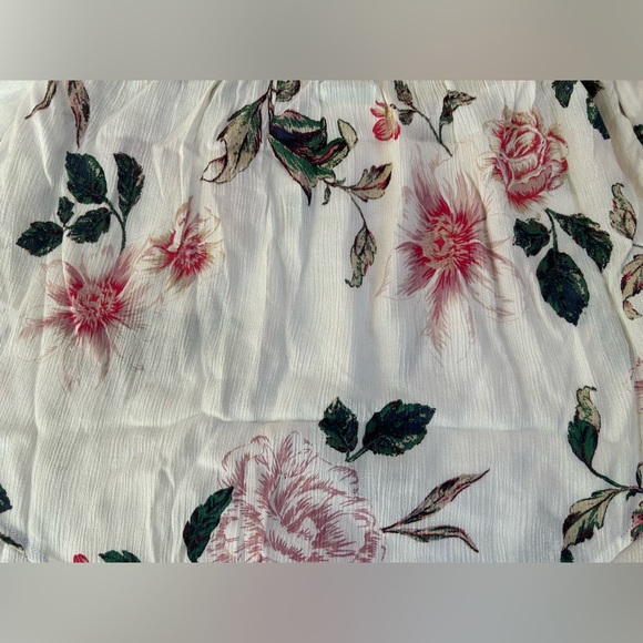 NWT Urban Outfitters Kimchi Blue Pia Floral Off-the-Shoulder Strapless Top - M - Picture 7 of 10